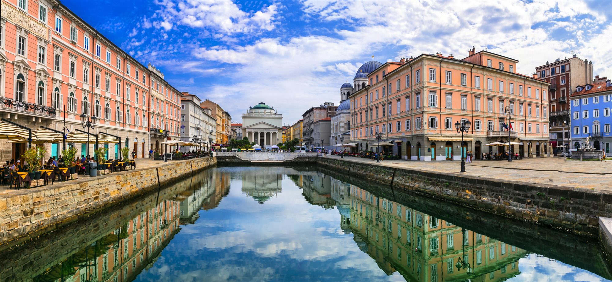 Landmarks and canals of northern Italy